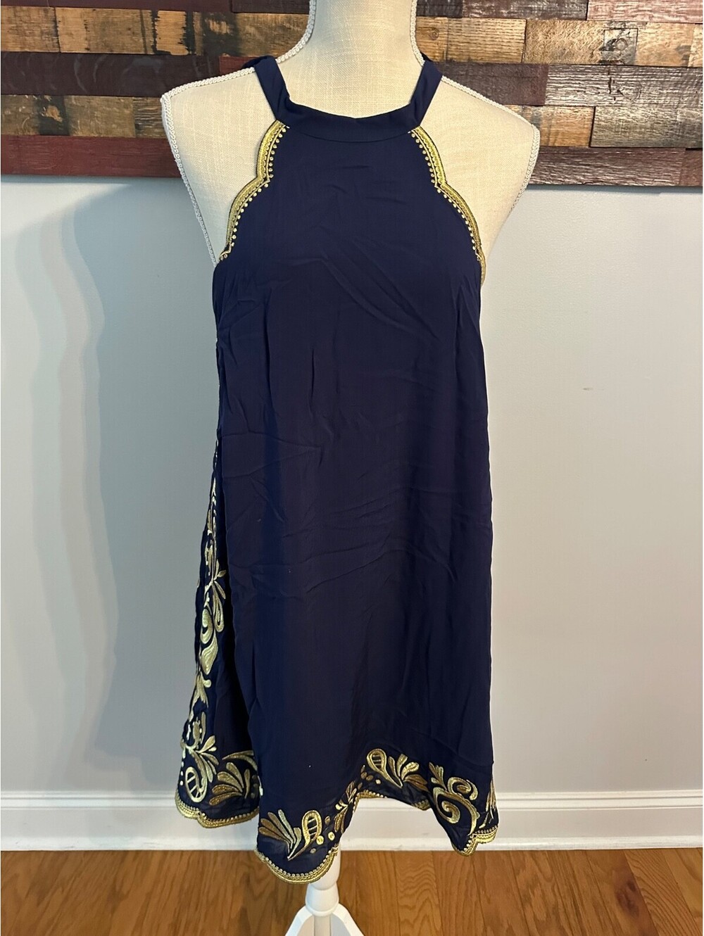 LILLY PULITZER QUINN DRESS IN TRUE NAVY SMALL $278